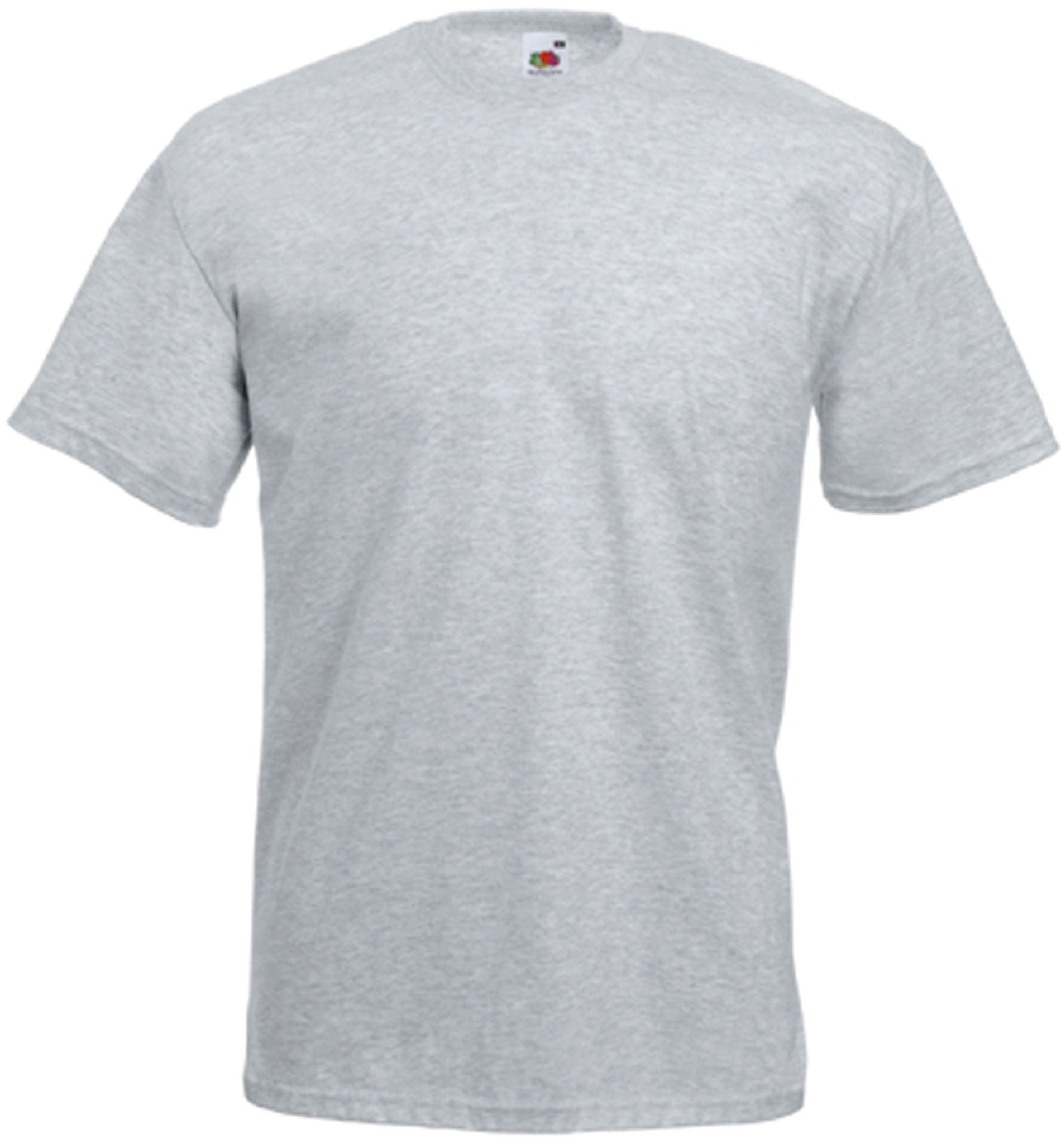 Fruit Of The Loom Men's Heather Grey Heavy T-Shirt, XX-Large