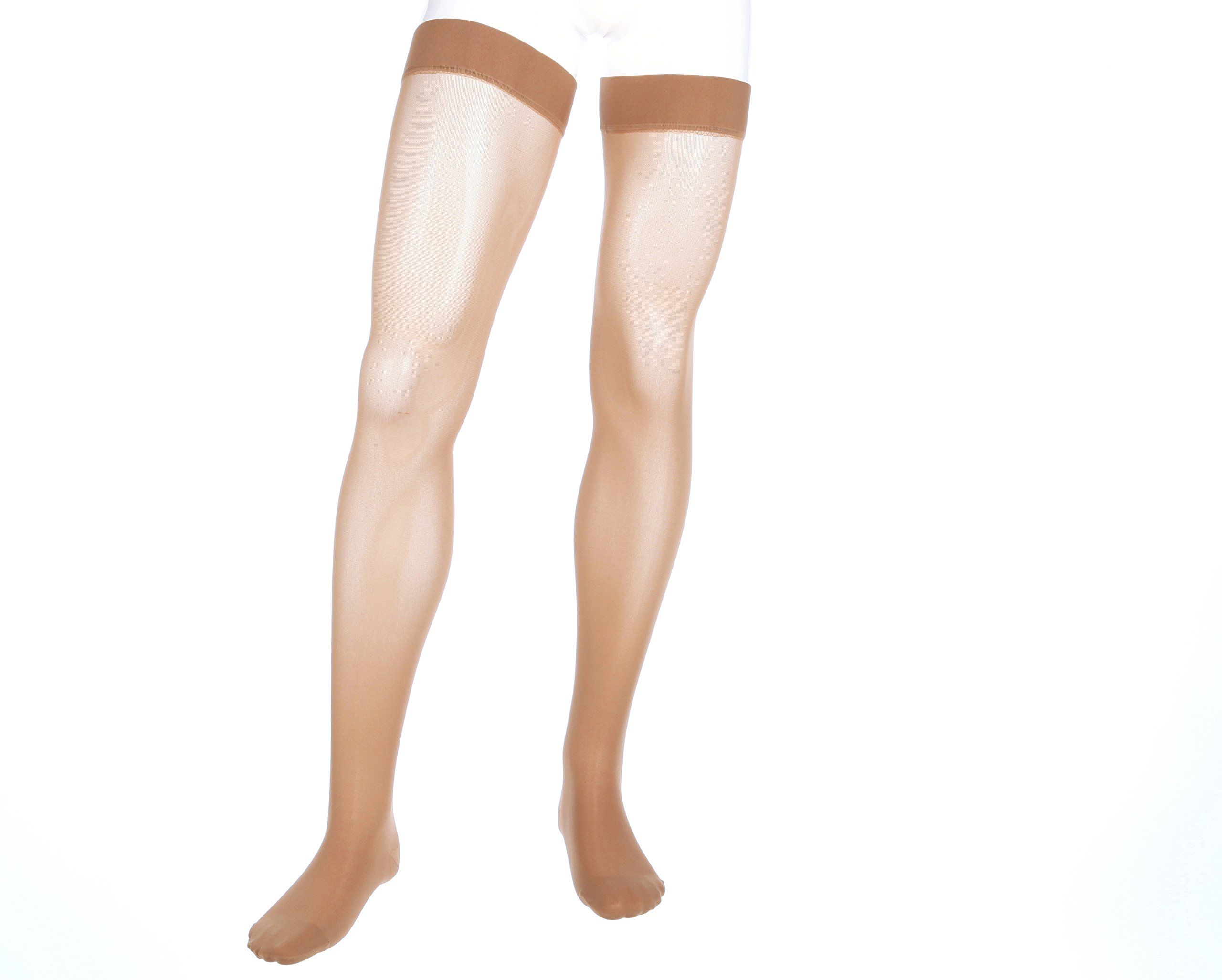 medivenAssure, 15-20 mmHg, Thigh w/ Silicone Top-band, Closed Toe