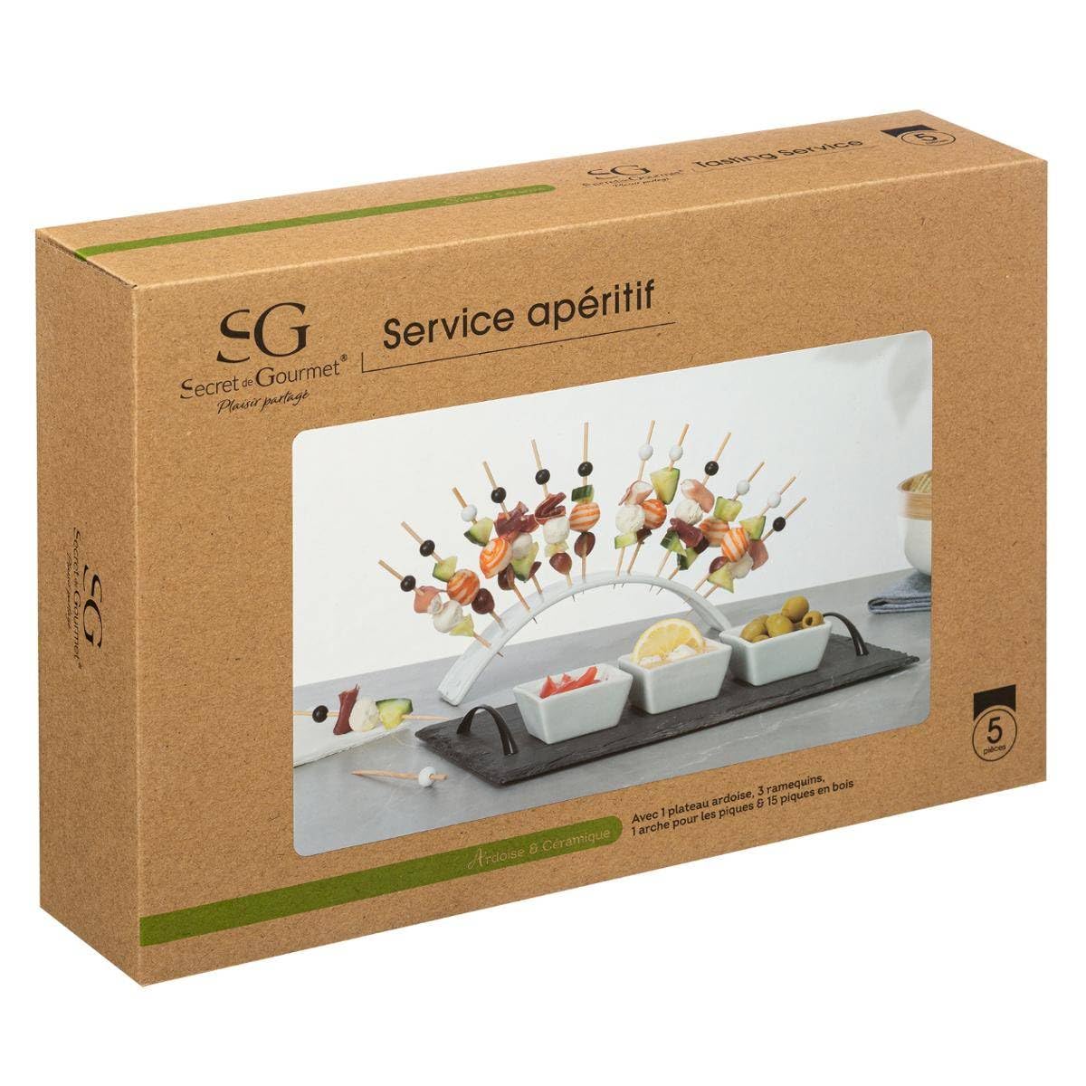 Secret de Gourmet - Conjunto de aperitivo de arco