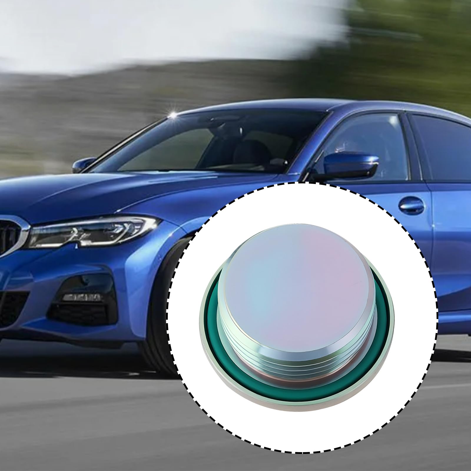 Tappo di scarico differenziale M22 x 1,5 con O-Ring compatibile BMW E F G 33117525064