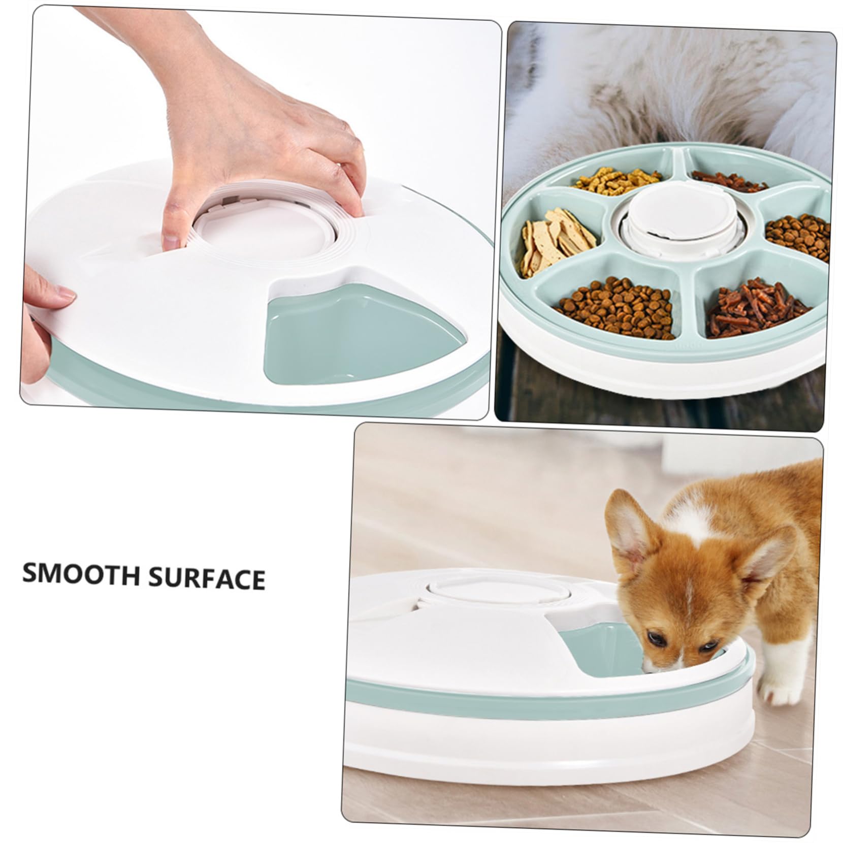 UKCOCO Ciotola per Alimenti per Cani Staccabile Design Antiscivolo Facile da Pulire Somministrazione di Cibo Adatta per Pasti Pratica per Animali Domestici