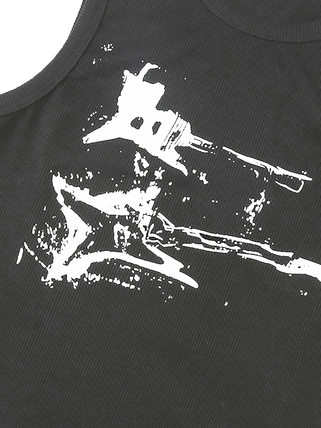 Women's Y2k Star Tank Top Sleeveless Graphic Crop Top Vintage Round Neck Slim Fit Summer Top - Image 6