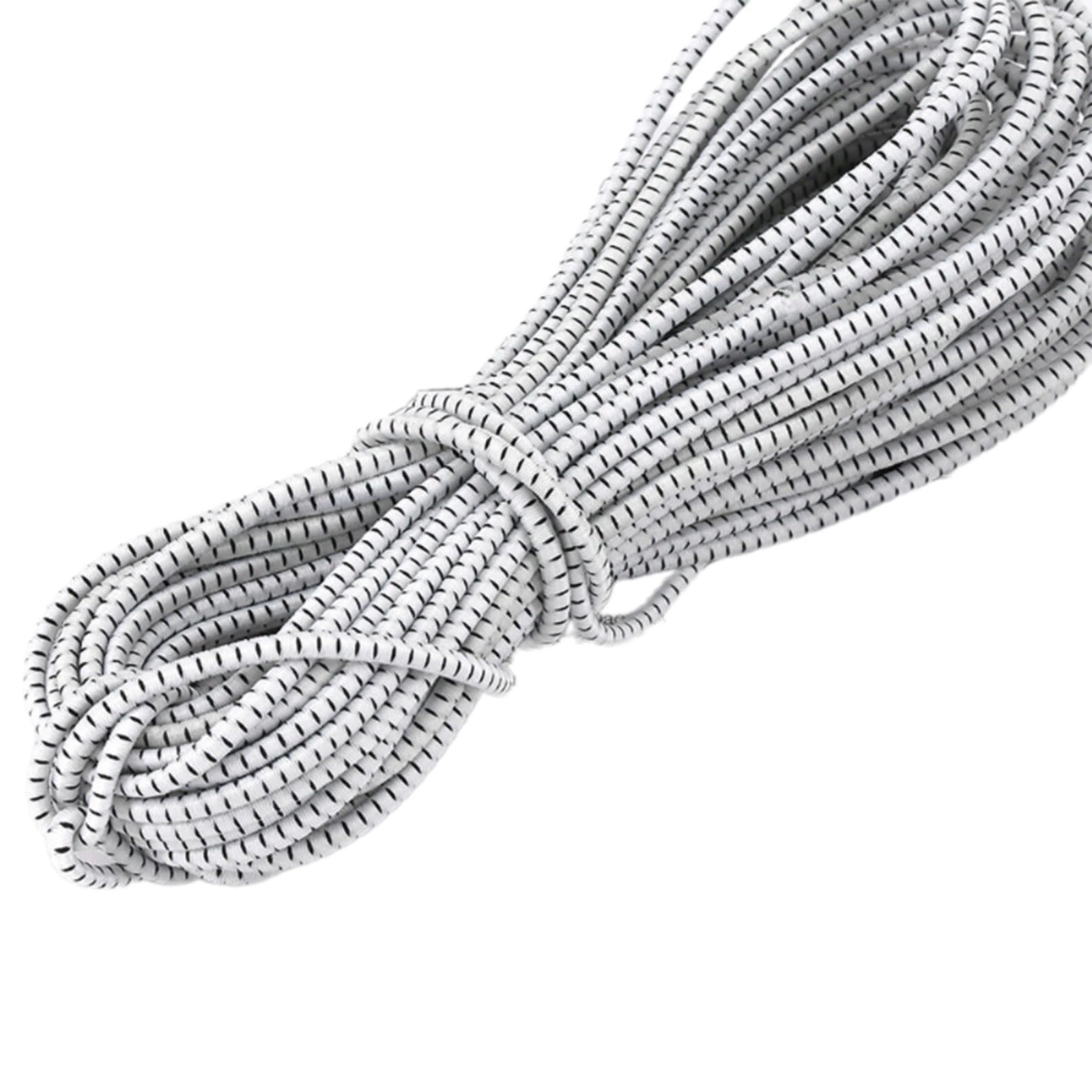 Tsophreniq Elastics Rubber Cord for Sewing and Handcraft Strong Resilients Stretch Rope for Garment Accessories and Craft Projects High Elasticity Rubber Rope