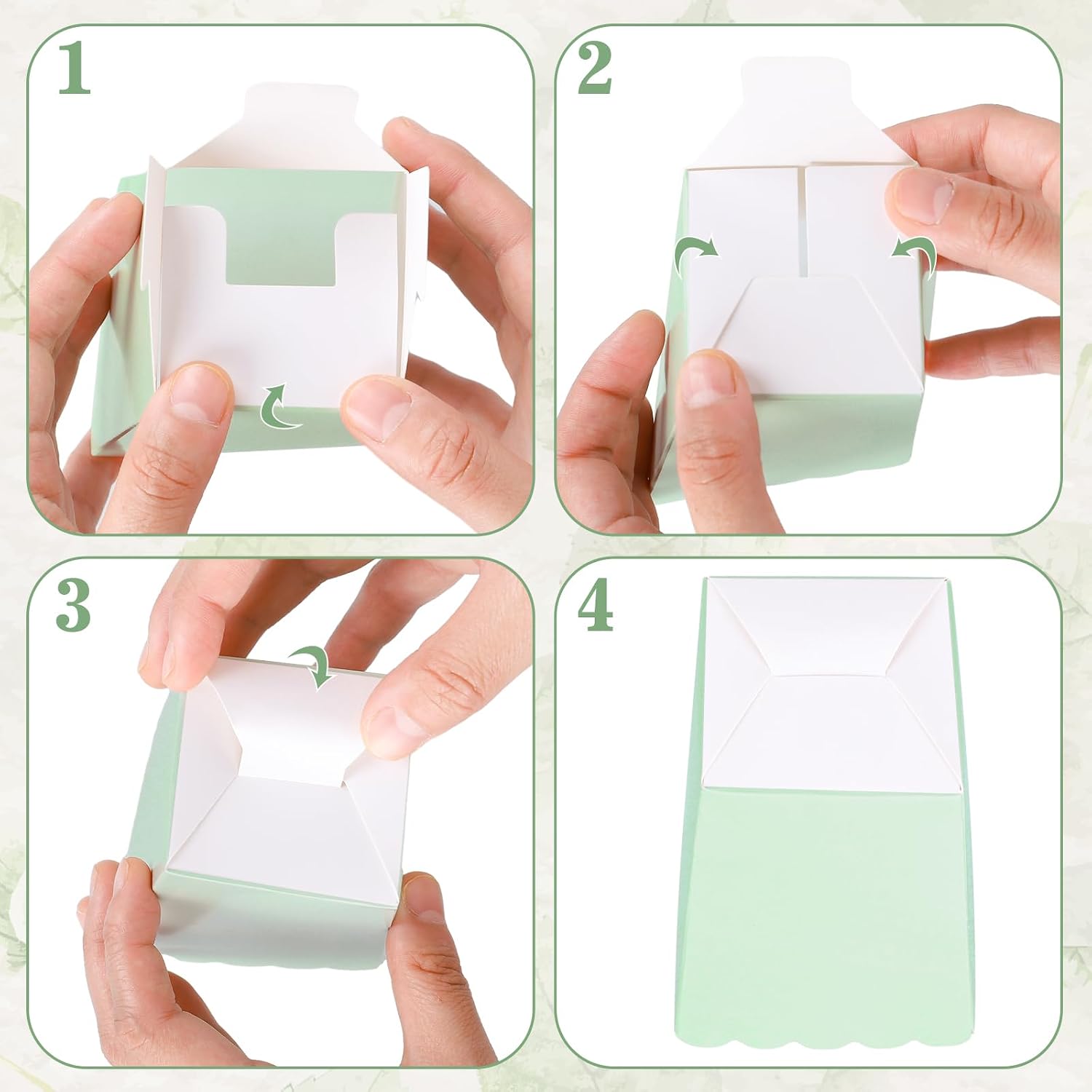 JarThenaAMCS 36Pcs Sage Green Mini Popcorn Boxes Green Popcorn Buckets Candy Favor Boxes for Movie Night Party Supplies, 2.2 x 4.2 x 3in