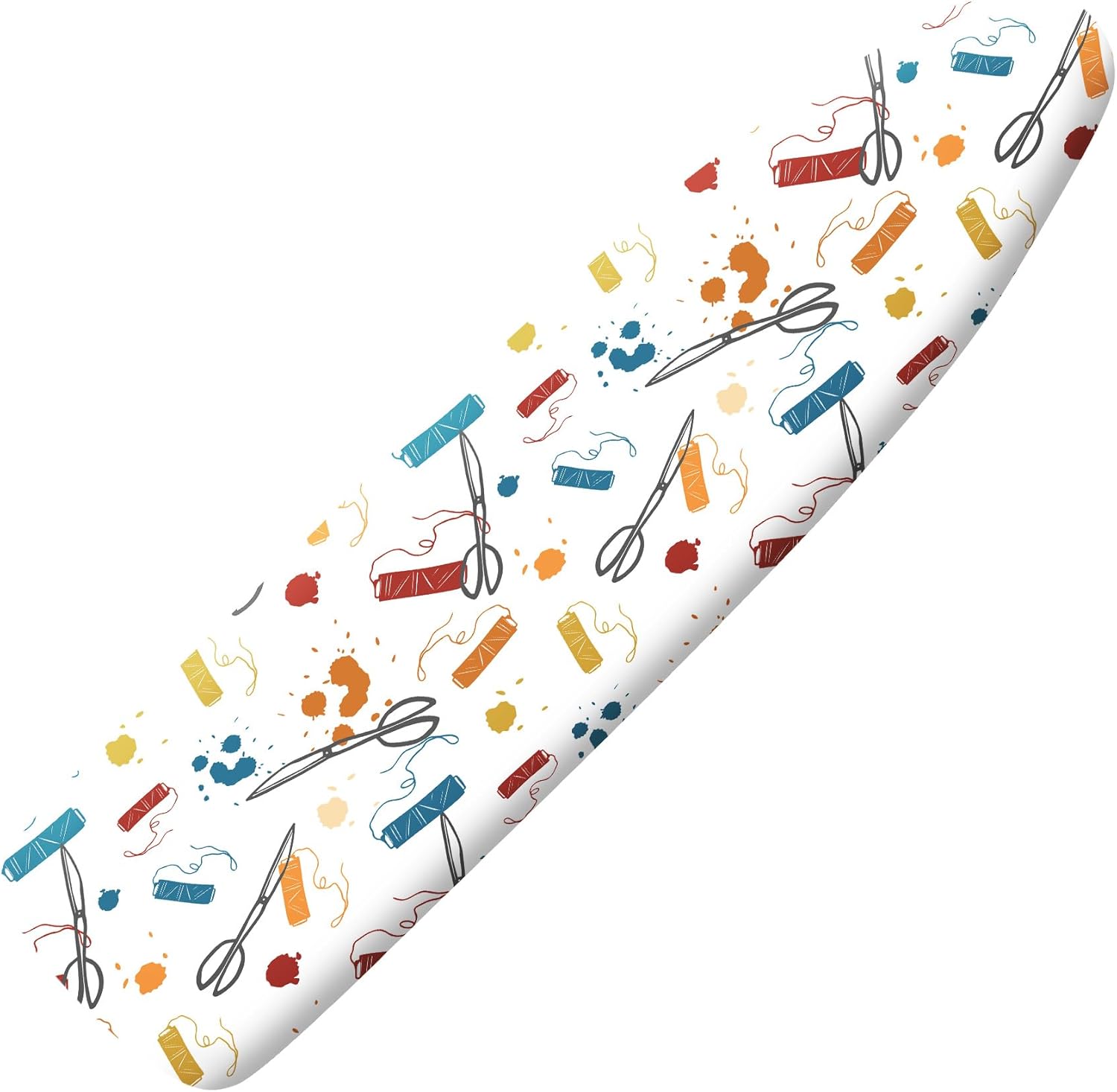 Extra Thick Ironing Board Cover and Pad, 15x54 Ironing Board Cover, Resist Scorching and Staining,Elastic Edges,Art of Life Iron Sew Scissors