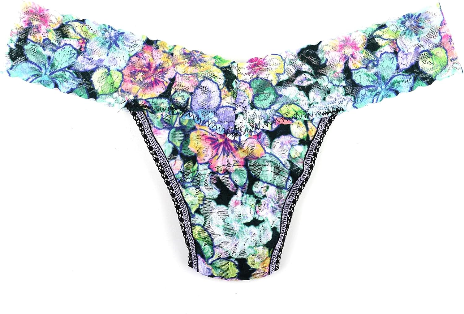 hanky panky Signature Lace Printed Low Rise Thong (PR4911P),Fantasy Fiction