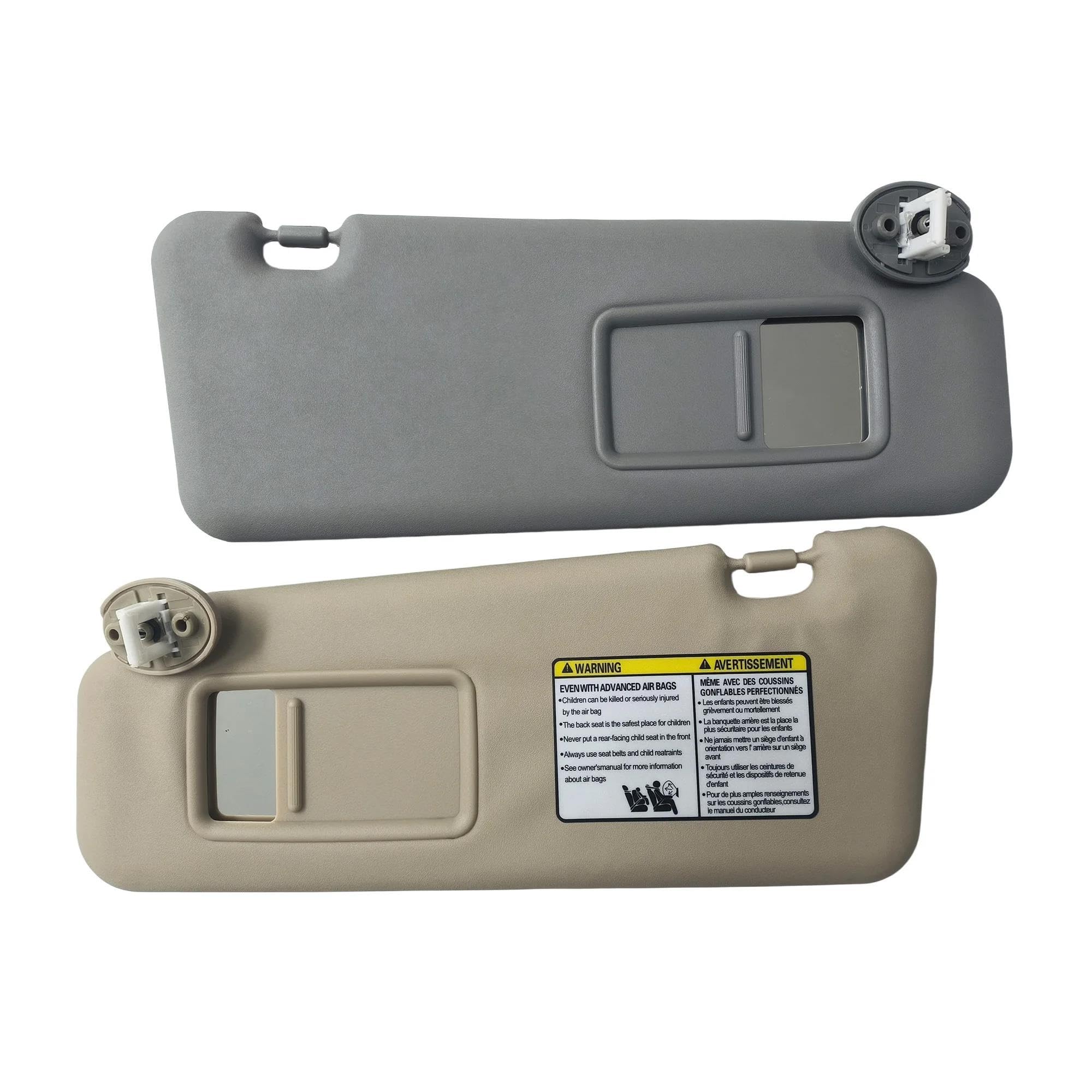 Tendine Parasole Auto Auto Visiera Parasole Per Toyota Per Highlander 2008-2013 Interni Sun Shield Bordo 74320-0E050-B0 Parasole Parabrezza(Beige Left)