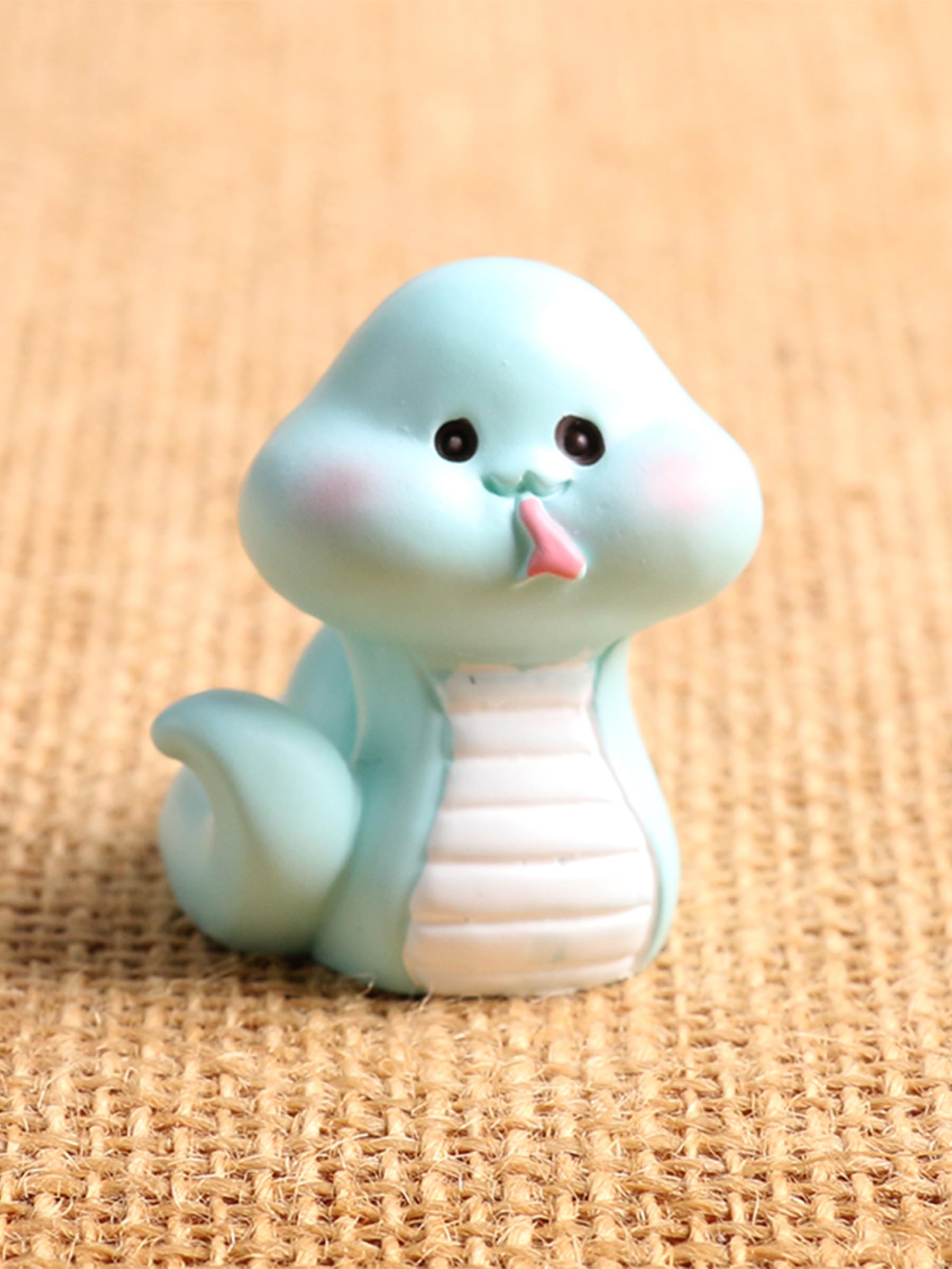 Amazon.co.jp: 干支 置物 かわいい 巳 蛇 置き物 へびの置物 ミニ  