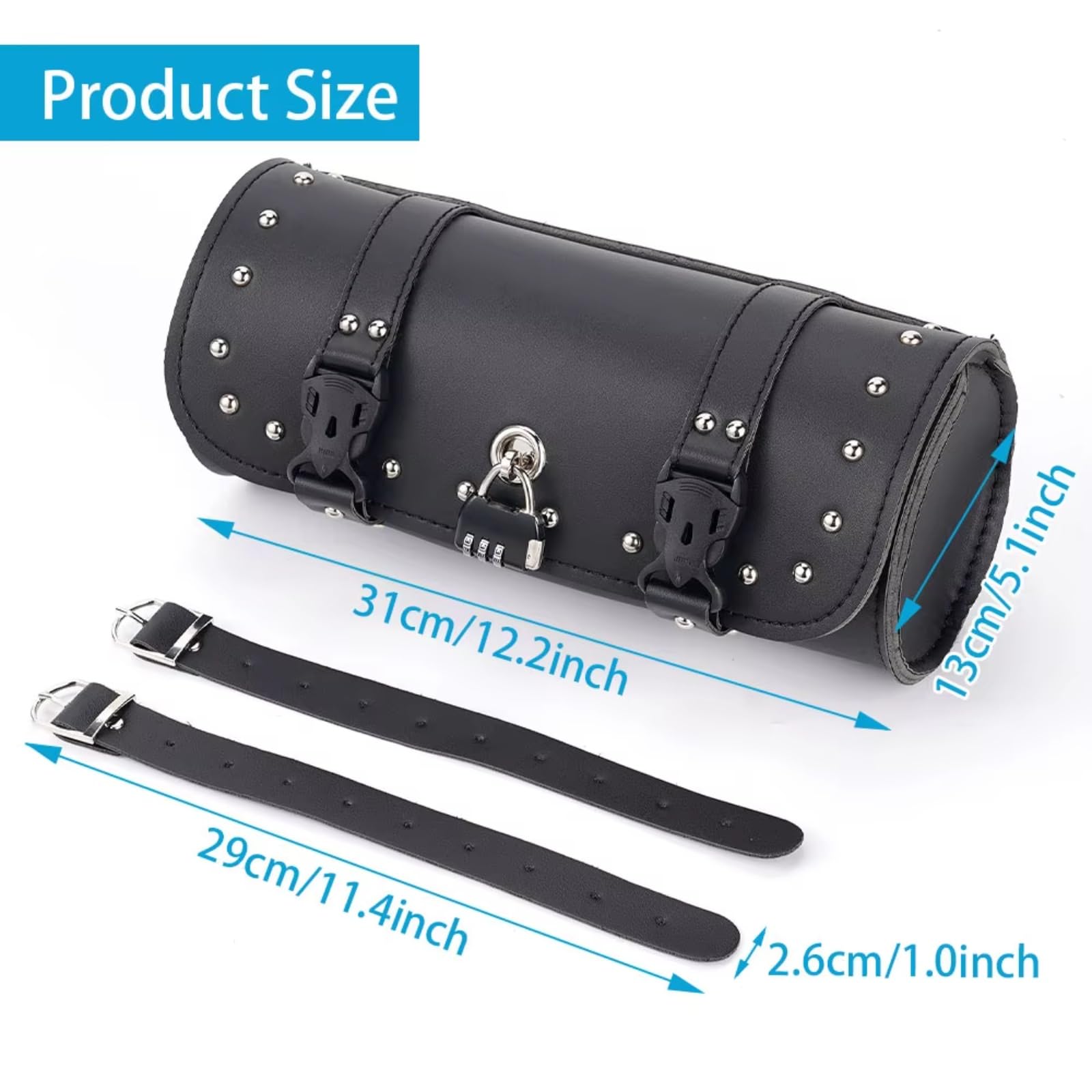 Moto Borsa Tracolla Compatibile con Suzuki Borsa da Sella Universale per Moto Multifunzionale Impermeabile con Porta Attrezzi Borsa da Sella, Bagaglio.