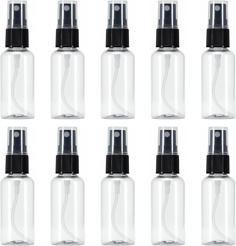COCICA Frascos Spray Recarregáveis de Viagem 30 mL, Pacote com 10
