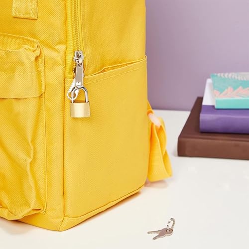 Miniatura 6 de 3 cerraduras pequeñas de latón macizo con llaves, mini cerraduras de llave para cerraduras de equipaje, cerraduras pequeñas de mochila, candados