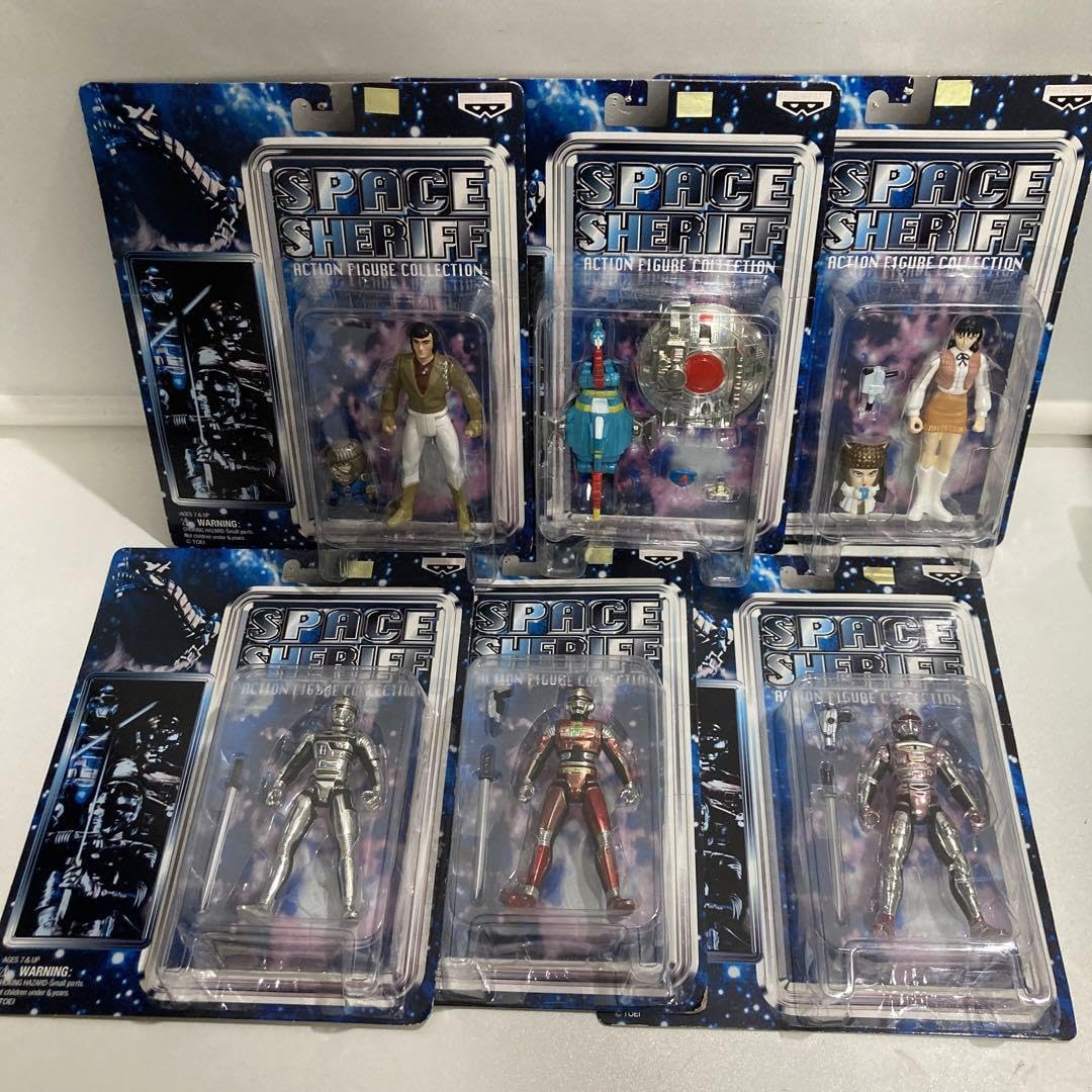 フィギュアコレクション・宇宙刑事6種フルコンプセット