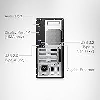 Vista 8 de Dell Inspiron 3020 Desktop - Intel Core i7-13700, SSD de 1 TB + disco duro de 1 TB, RAM DDR4 de 16 GB, DVD RW, gráficos Intel UHD 770, Windows 11
