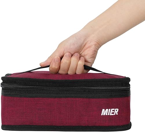 Miniatura 4 de MIER Bolsa térmica portátil con aislamiento térmico mini bolsa de almuerzo