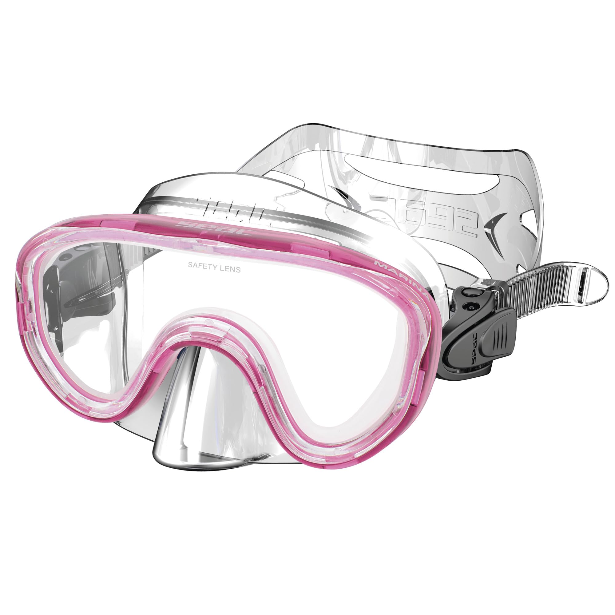 Saec Marina SLT, Masque de Plongée pour Enfants en Silicone Coloré