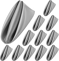 Vista 15 de Aneco 12 piezas de servilletas de satén cuadradas de 20 x 20 pulgadas, servilletas de cena para bodas, servilletas de fiesta, servilletas de mesa