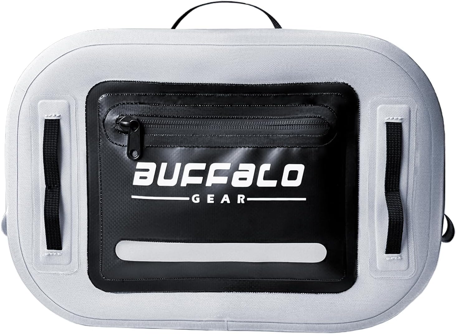 Waterproof Submersible Fanny Pack,Large Fly Fishing Waist Pack 8.9L Submersible lumbar pack with Airtight Zipper,Grey