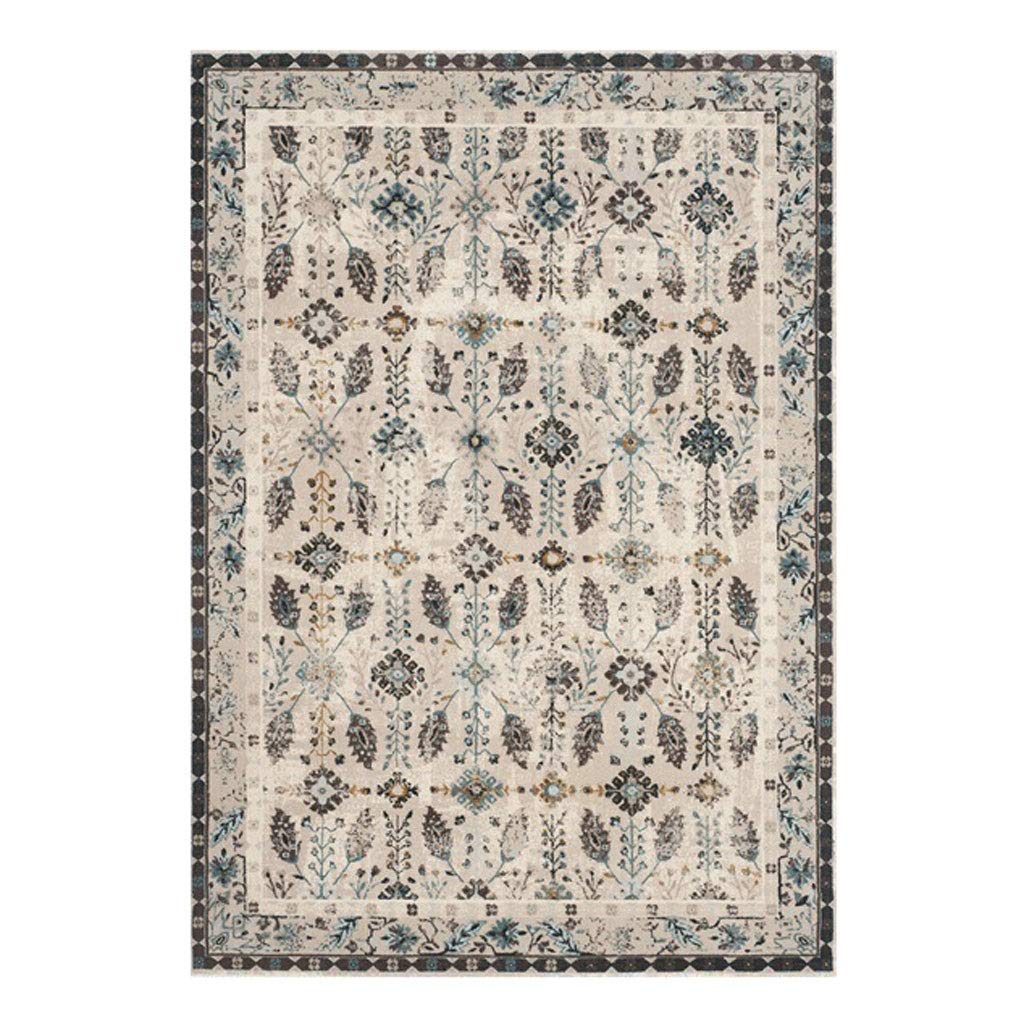 Tapis de chambre ultra doux imprimé pastoral sur mesure lavable et confortable