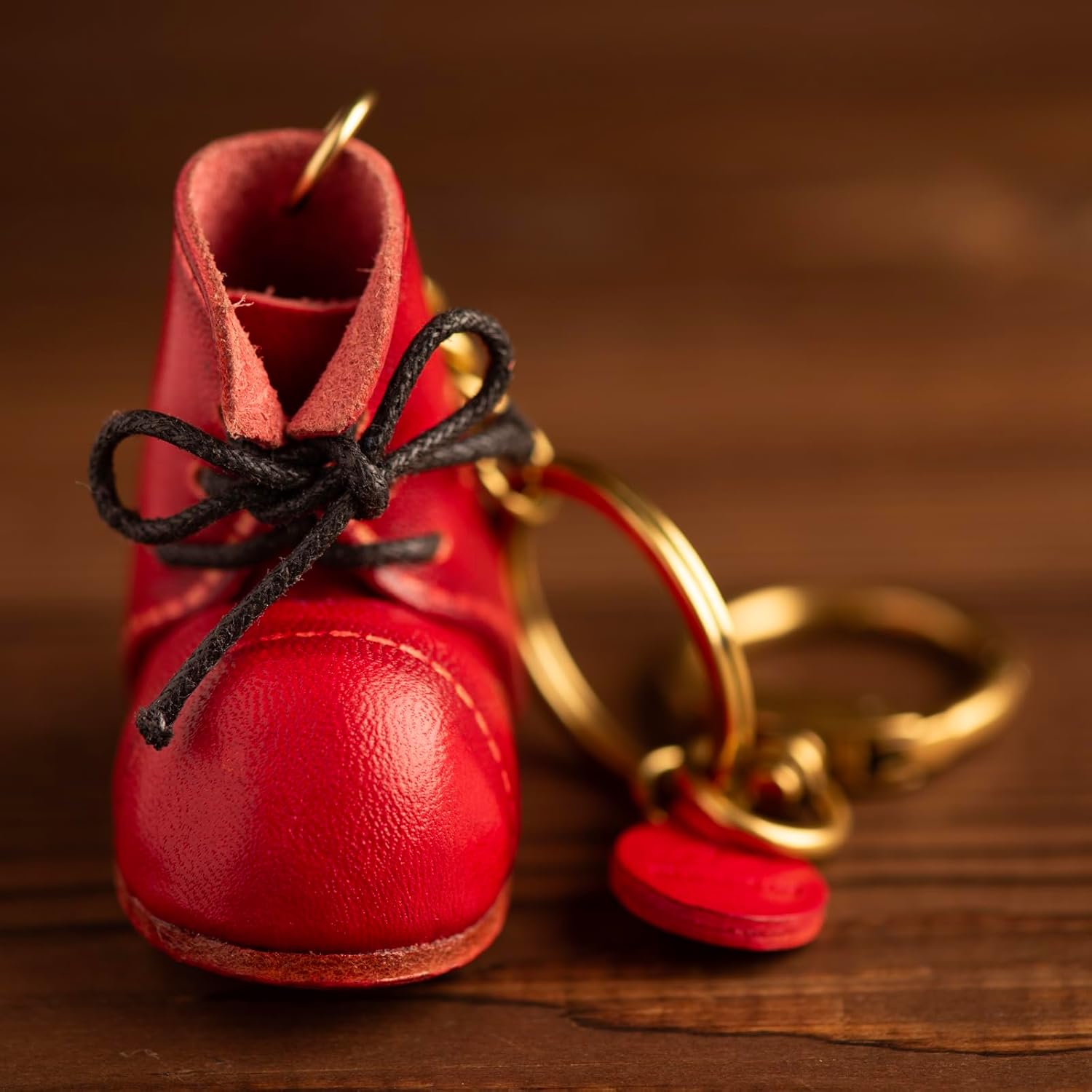 Keychain Charms 3D Cute Genuine Leather Handmade Crafts Pendant Keychains Accessorie - Image 4