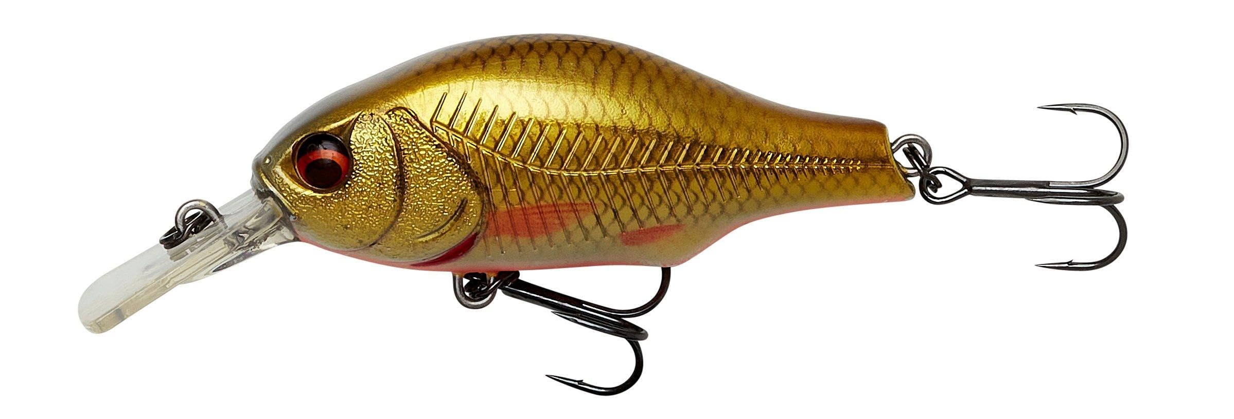 Savage Gear Gravity Crank MR – Premium Wobbling Crankbait for Perch, Pike, Trout, Zander & Bass, Magnetic Long-Cast System & Built-In Rattle, Freshwater & Saltwater Fishing Dirty Roach 7.3 cm