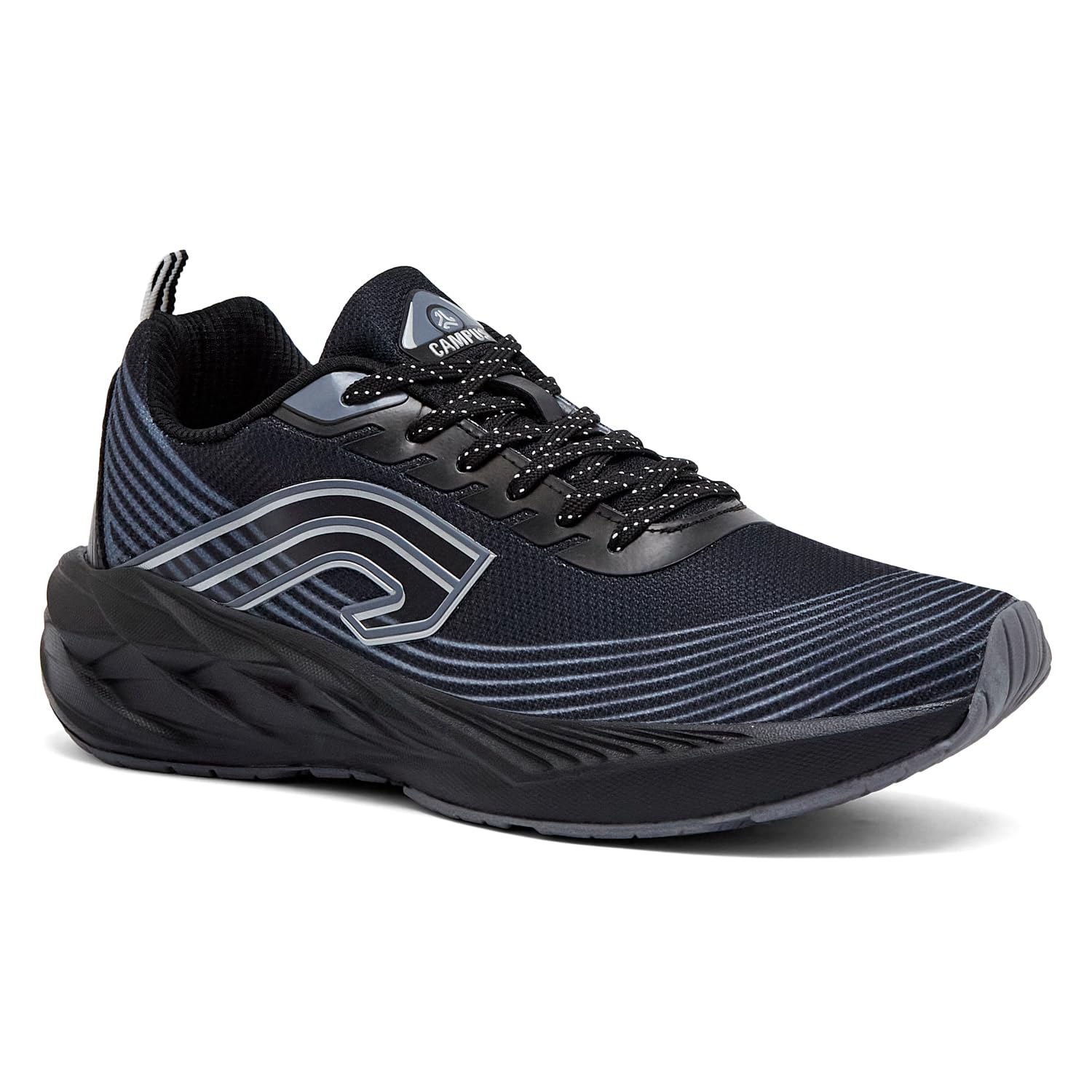 Campus Men's Bait Running Shoes Black/D Gray 10UK - Image 1