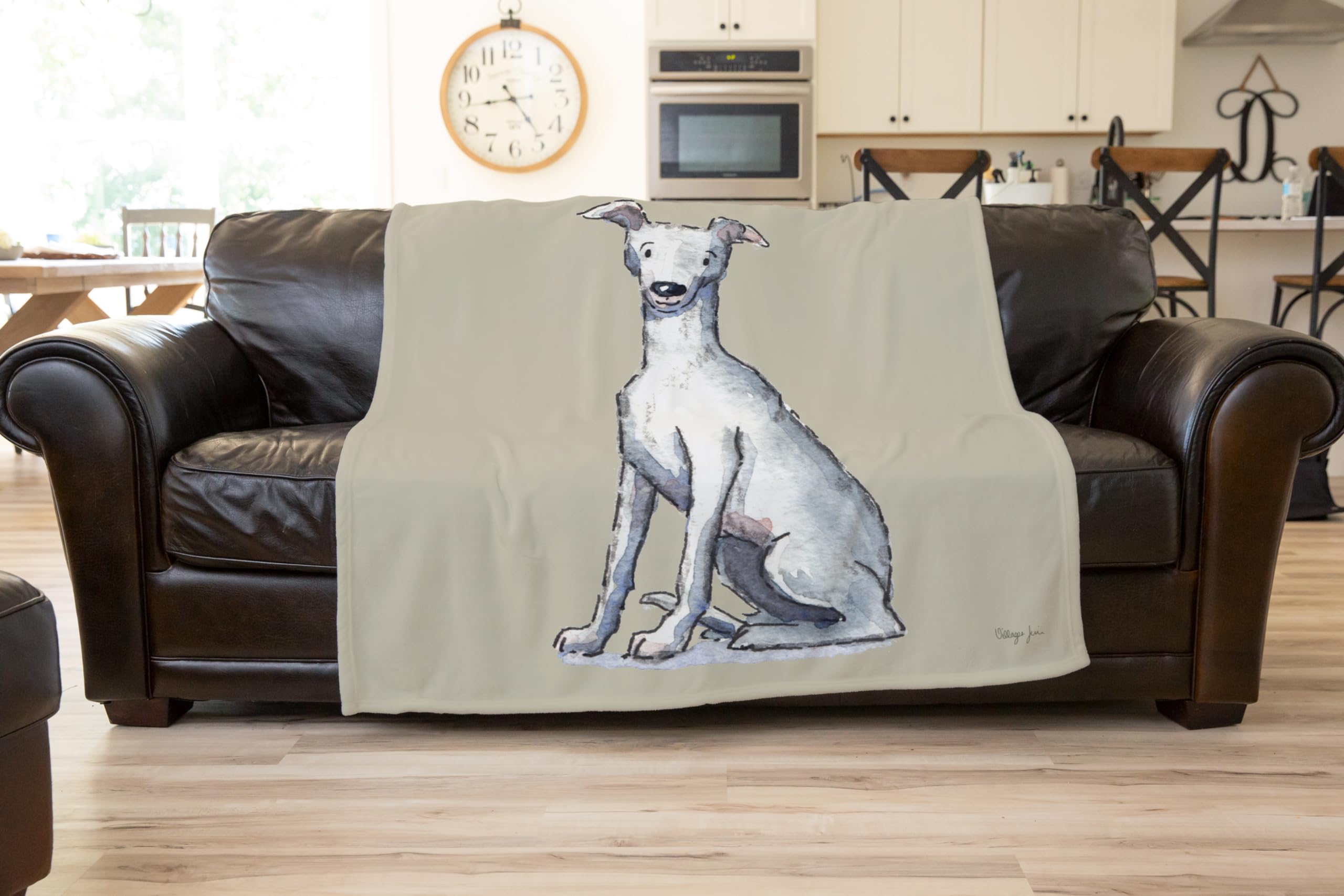 Manta Whippet - Regalo para perros - Amantes de los perros - Manta - Regalo para amigo - Regalo para el hogar - Manta