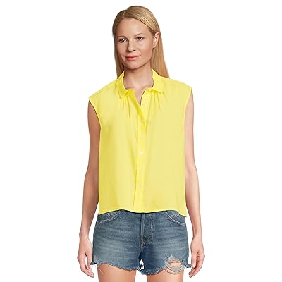 Lilla P Short Sleeve Button Down Women