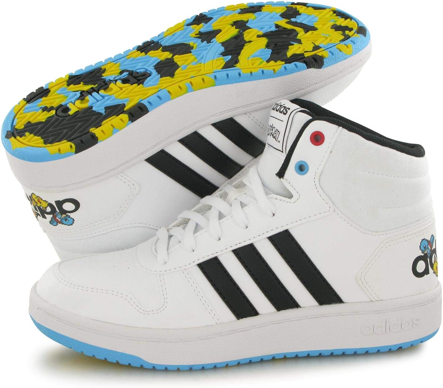 Amazon Adidas Adihoops Mid 2 0 Pokemon K アディダス X ポケモン キッズスニーカーeg19フットウェアホワイト Adidas アディダス 運動靴 スニーカー