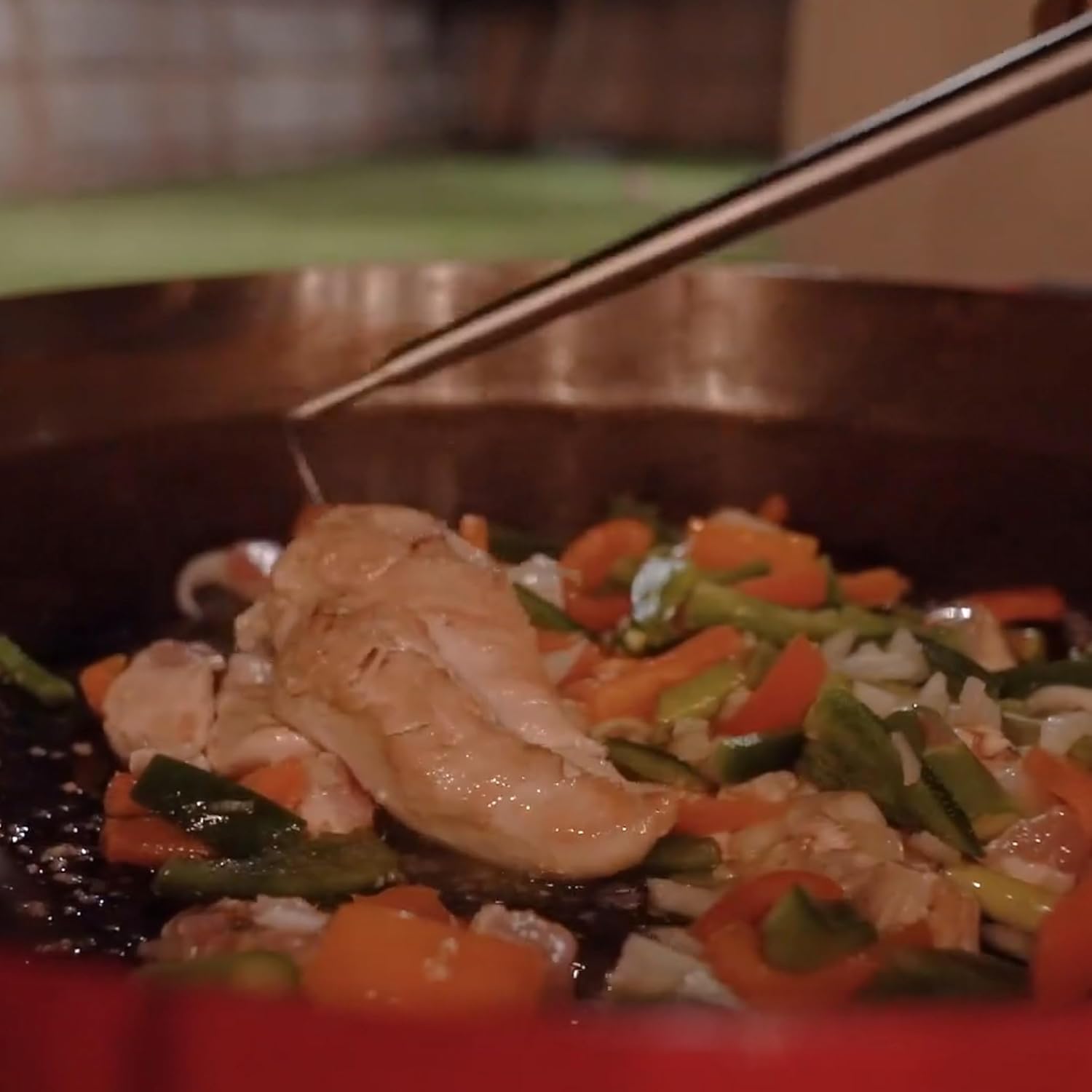 FIREDISC Ultimate Flipping Tool Heavy-Duty BBQ Utensil with Extra Long Handle TCGFLIP, Pig Tail Meat Flipper Hook Specially Made for FIREDISC Cookers, Fish and Steak Flipper Hook and Food Turner