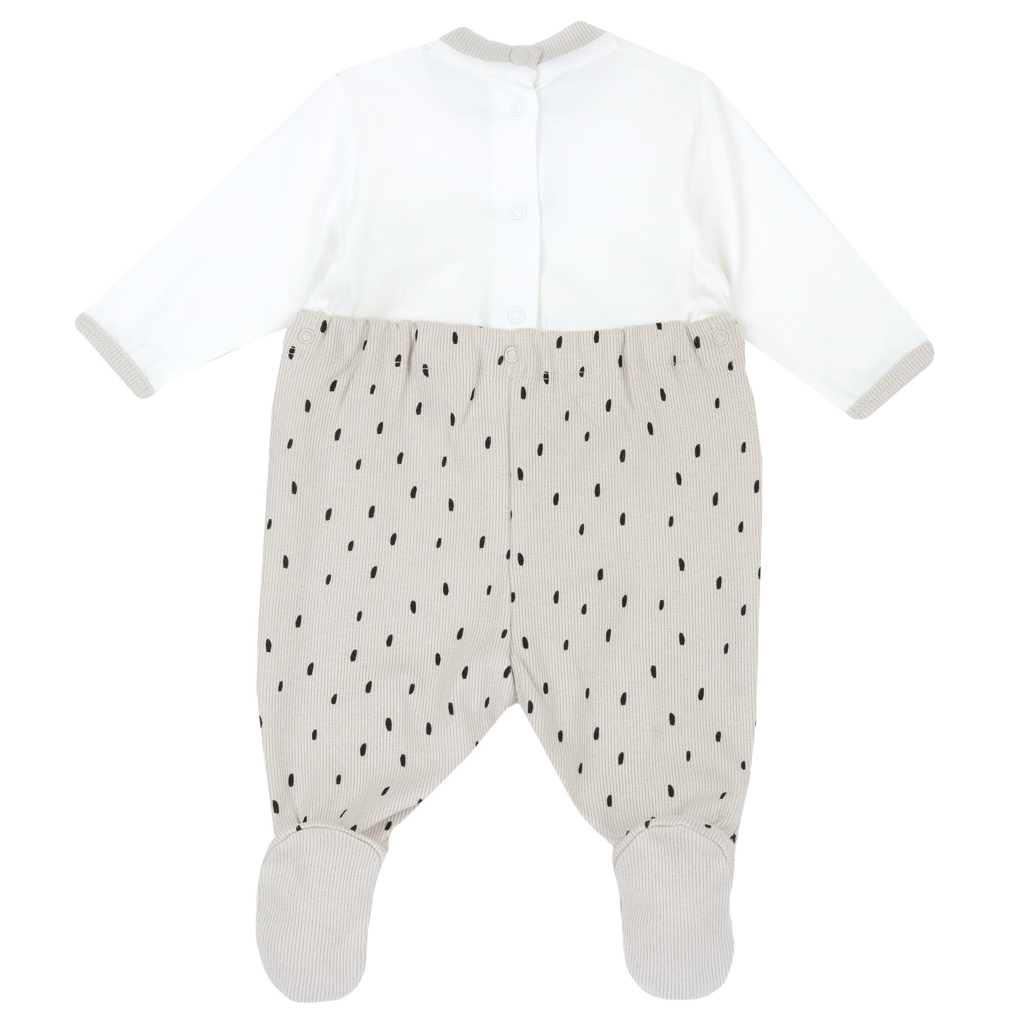 Chicco, Pelele Recién Nacido, con Cómoda Apertura con Botones, en Suave Algodón, Lavable en Lavadora, Ropa Bebé 0-24 Meses, Diseñado en Italia
