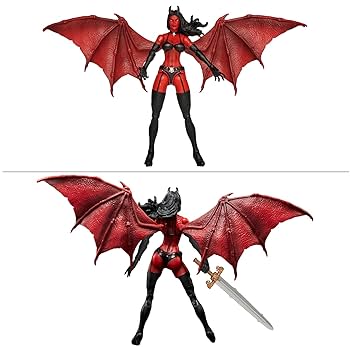 悪魔　女性フィギュア　稼働　希少な赤い素体 1/12 red demon 悪魔女性フィギュア稼働希少な赤い素体 1/12 red demon