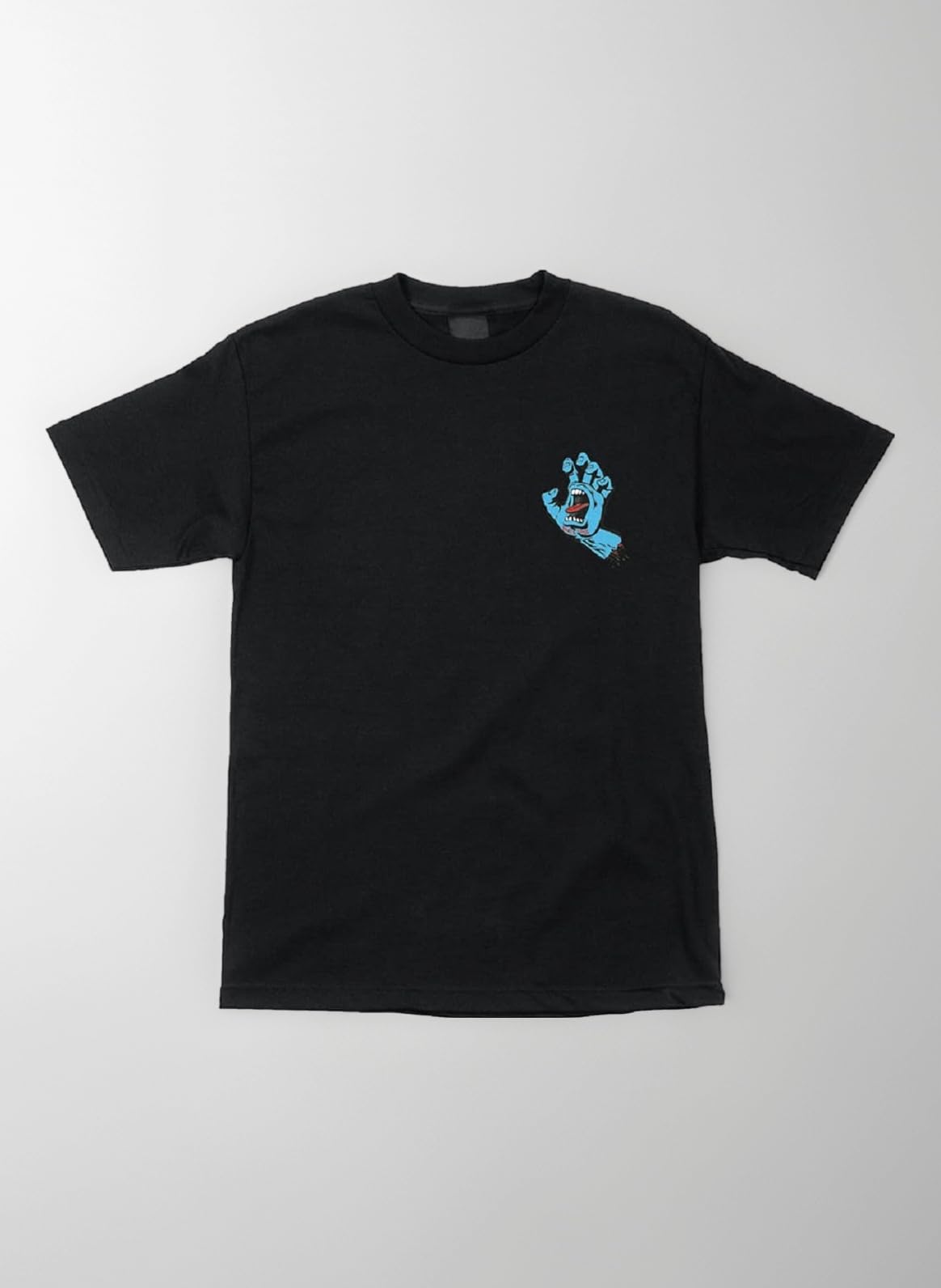 【SANTACRUZ】サンタクルーズ S/S Mens T-Shirt SCREAMING HAND メンズ ショートスリーブ 半袖Tシャツ スケートボード M-XLサイズ 2カラー BLACK M