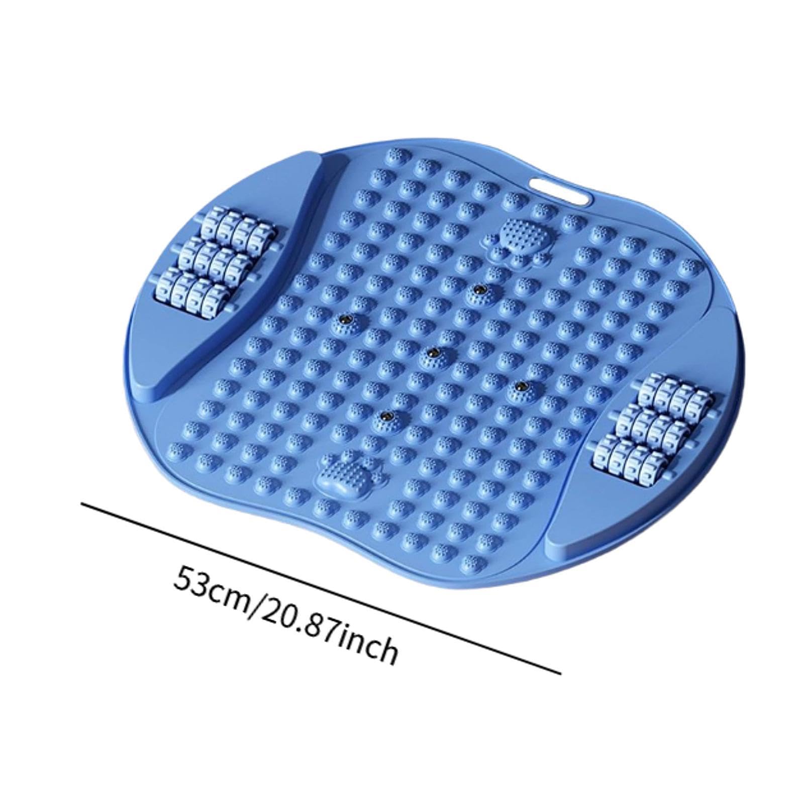 Tapis de Massage pour les Pieds Coussin d'Acupression pour Exercices des Pieds Plaque Stimulante en TPE Robuste et Confortable Petit, Bleu