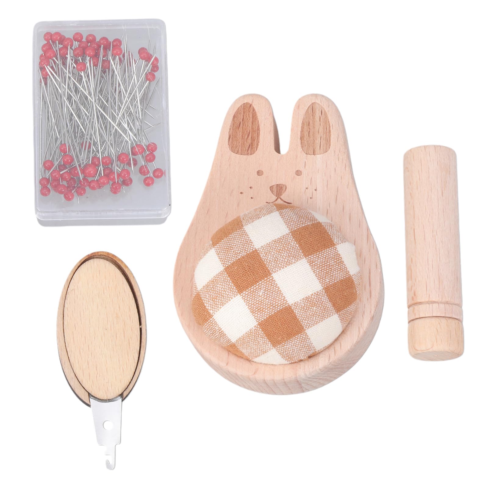 Sewing Kit Includes Hedgehog and 100 Crafting Pins for Stitching Iron Plated Pins