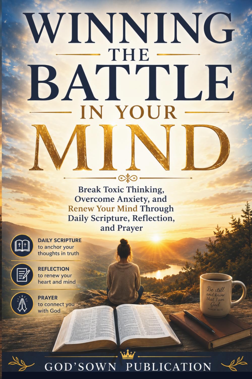 Winning the Battle in Your Mind: Break Toxic Thinking, Overcome Anxiety, and Renew Your Mind Through Daily Scripture, Reflection, and Prayer (The Transformation Line)