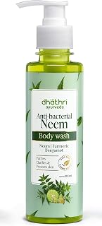 Dhathri Ayurveda Anti-Bacterial Neem Body Wash | Body Wash for Men and Women | Natural Body Wash to Stay Fresh & Moisturiz... Price In India