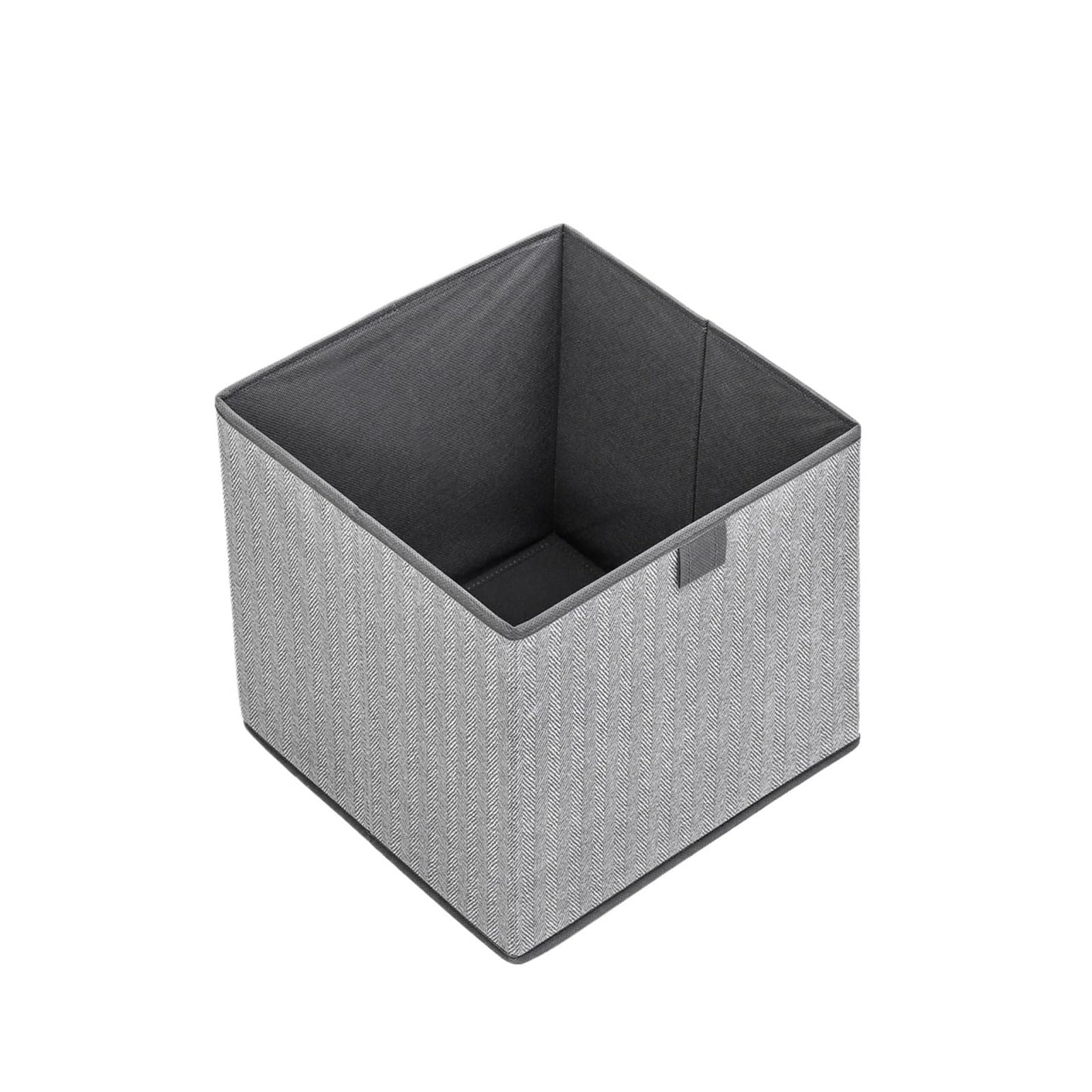 ZHSOAO 2PCS Foldable Storage Box Wardrobe Organizer Underwear Miscellaneous Items Home Sundries Sorting Closet Space Saving Case for Clothing Bedding Blankets(Grey,30 * 30 * 30CM)