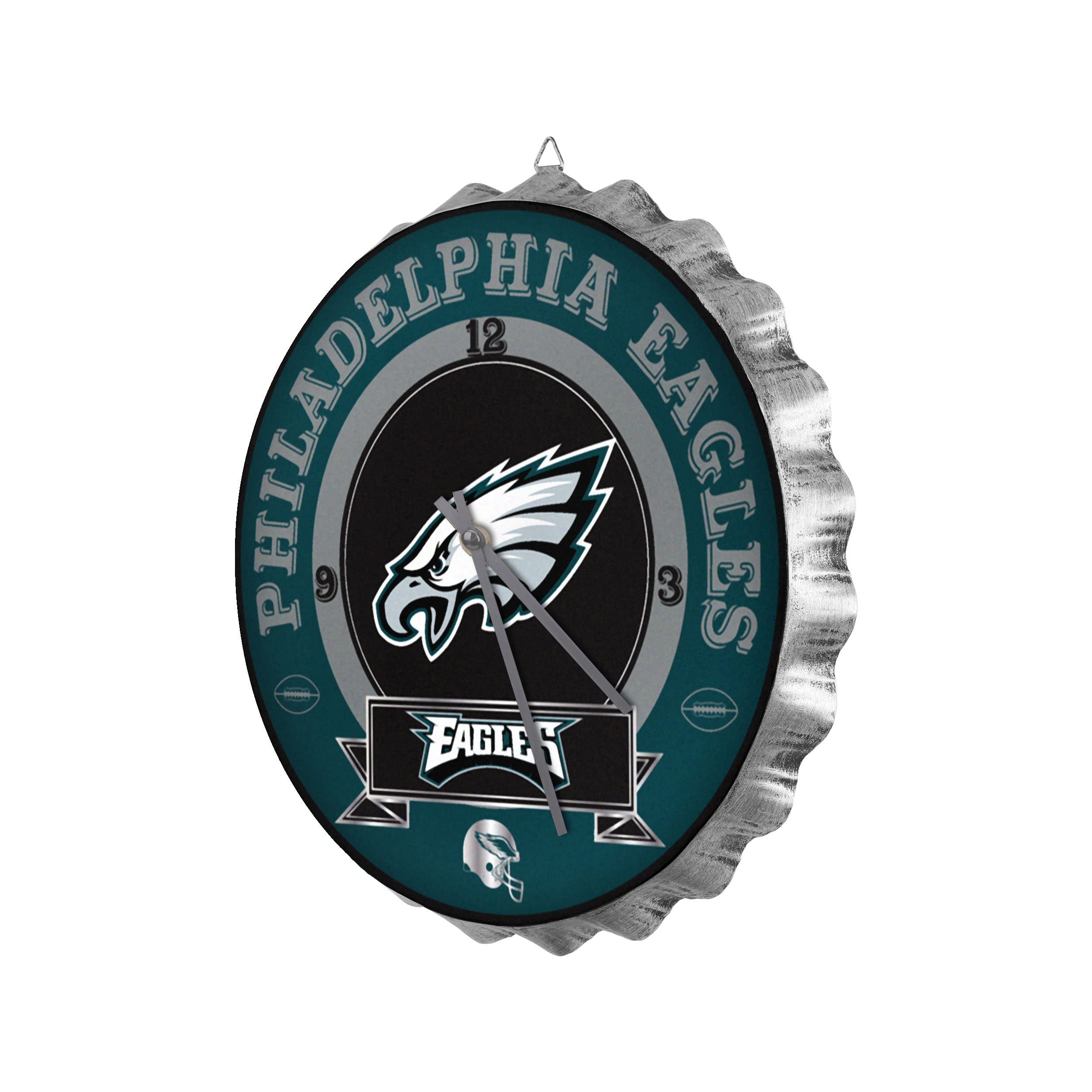 FOCO NFL Unisex-Adult NFL Team Logo Bottle Cap Wall Clock
