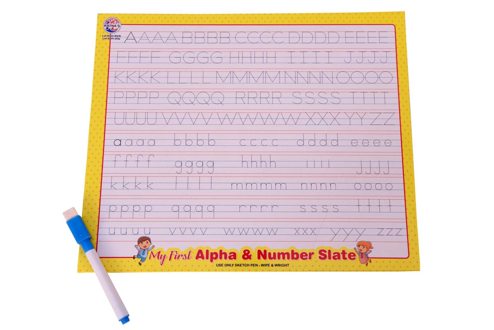 See full amazon price history chart for RATNAS Educational My First Alpha and Number Slate Deluxe for Kids to Start Their Preschool Learning at Home RATNAS Educational My First Alpha and Number Slate Deluxe for Kids to Start Their Preschool Learning at Home (B07W8VRMF8) Amazon Price History, Amazon Price Tracker