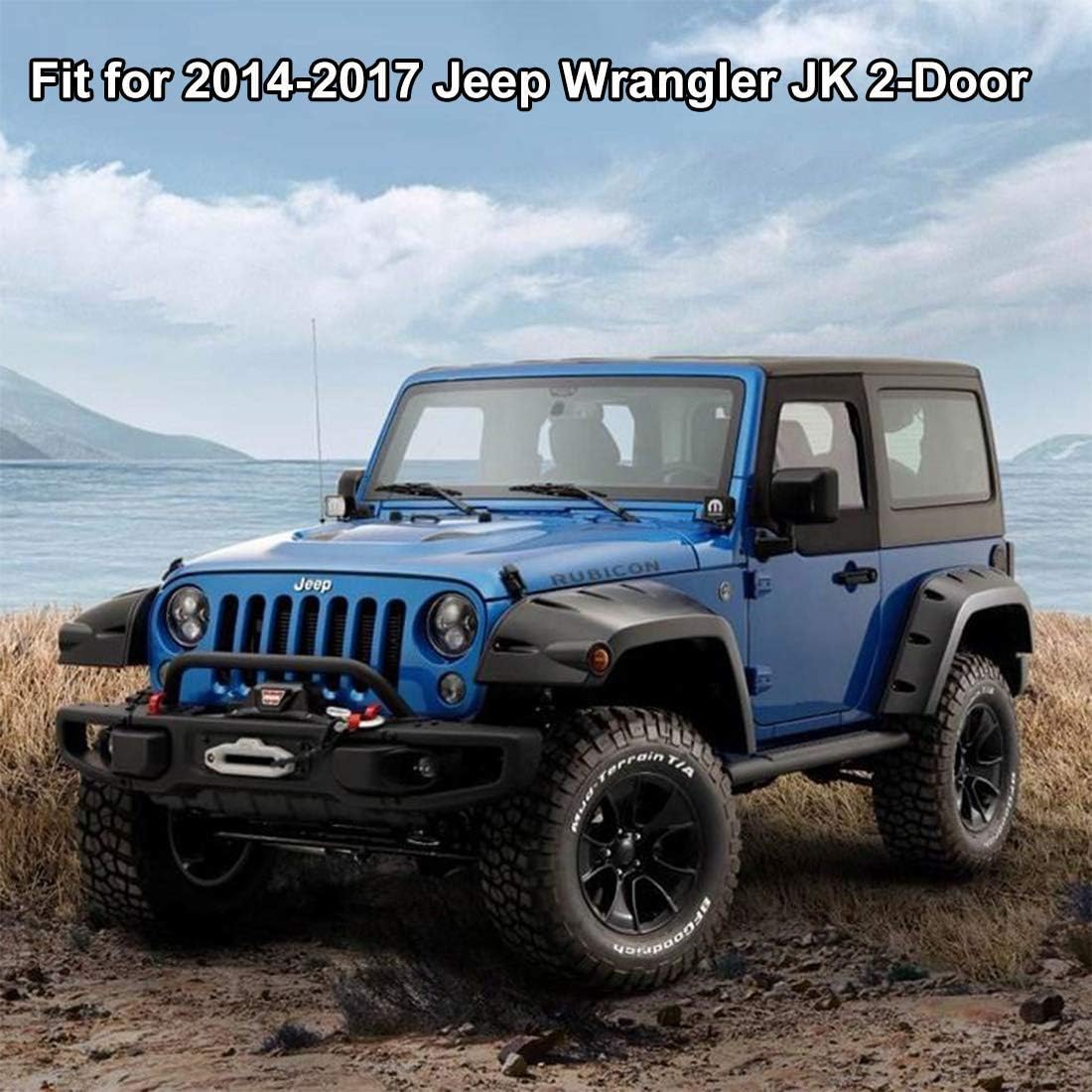 L U Bodenmatten Passend Fur 14 17 Jeep Wrangler Jk 2 Tur Vorne Und Hinten Reihe Tpe Boden Liners Allwetterschutz Slush Mat Schwarz Amazon De Auto Motorrad