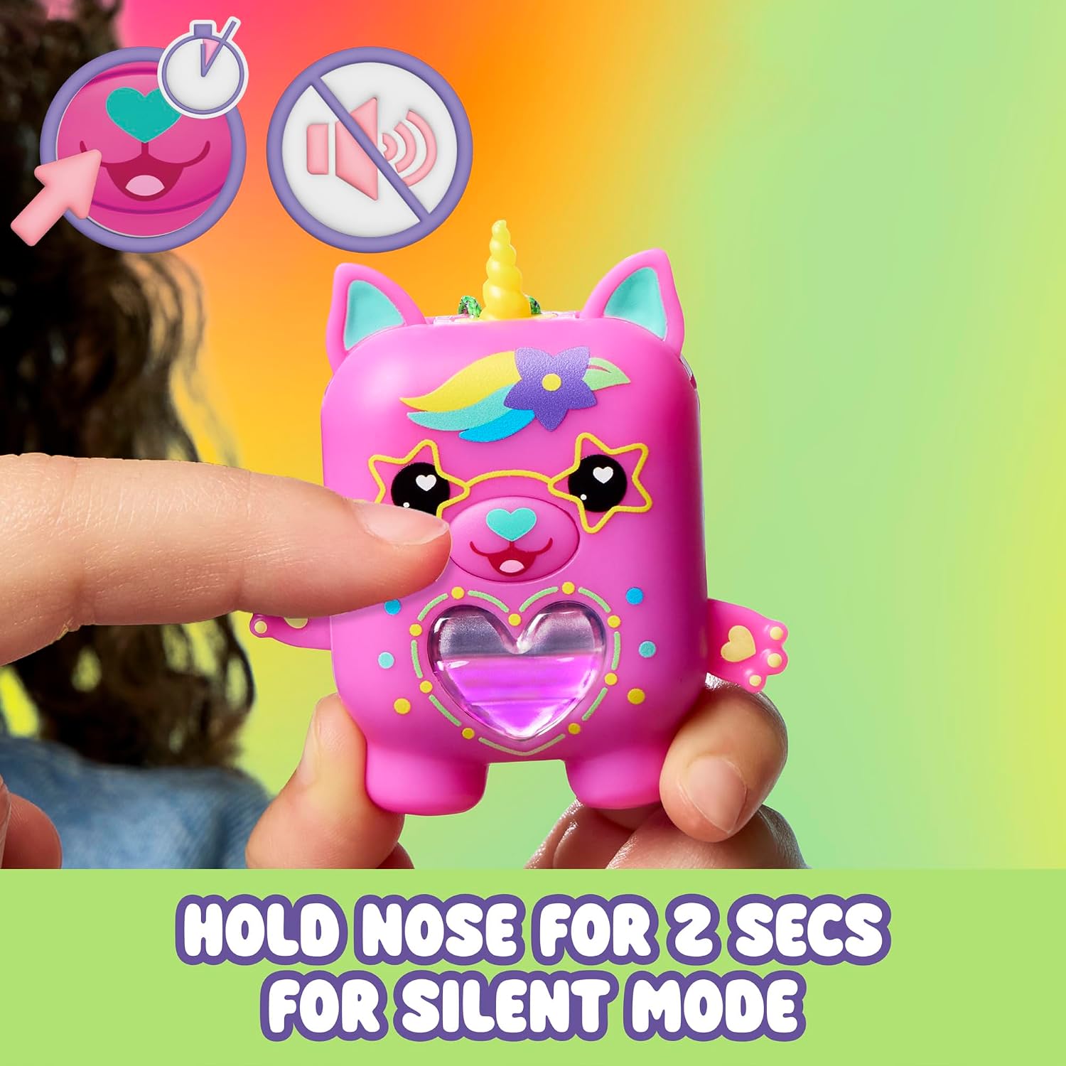 Hasbro Nano-mals Catssandra, Electronic Pet Caticorn Toy, 70+ Responses, Interactive Fidget Toys for Girls & Boys Ages 5+ ​