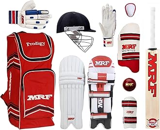MRT SPORTS MRF Cricket Kit Grand Edition (Genius) VK-18 Virat Kolhi Complete Cricket Kit (Ideal for 10-14 Year)