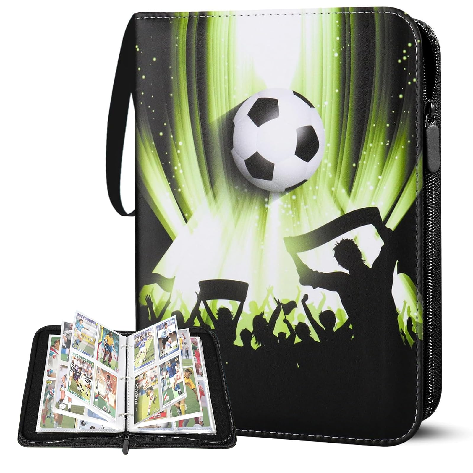 Album Carte Calcio, Libro di Carte Collezionabili di Calcio, 50