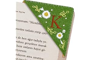 Personalized Embroidered Corner Bookmark: Handcrafted for Unique Reading Delight