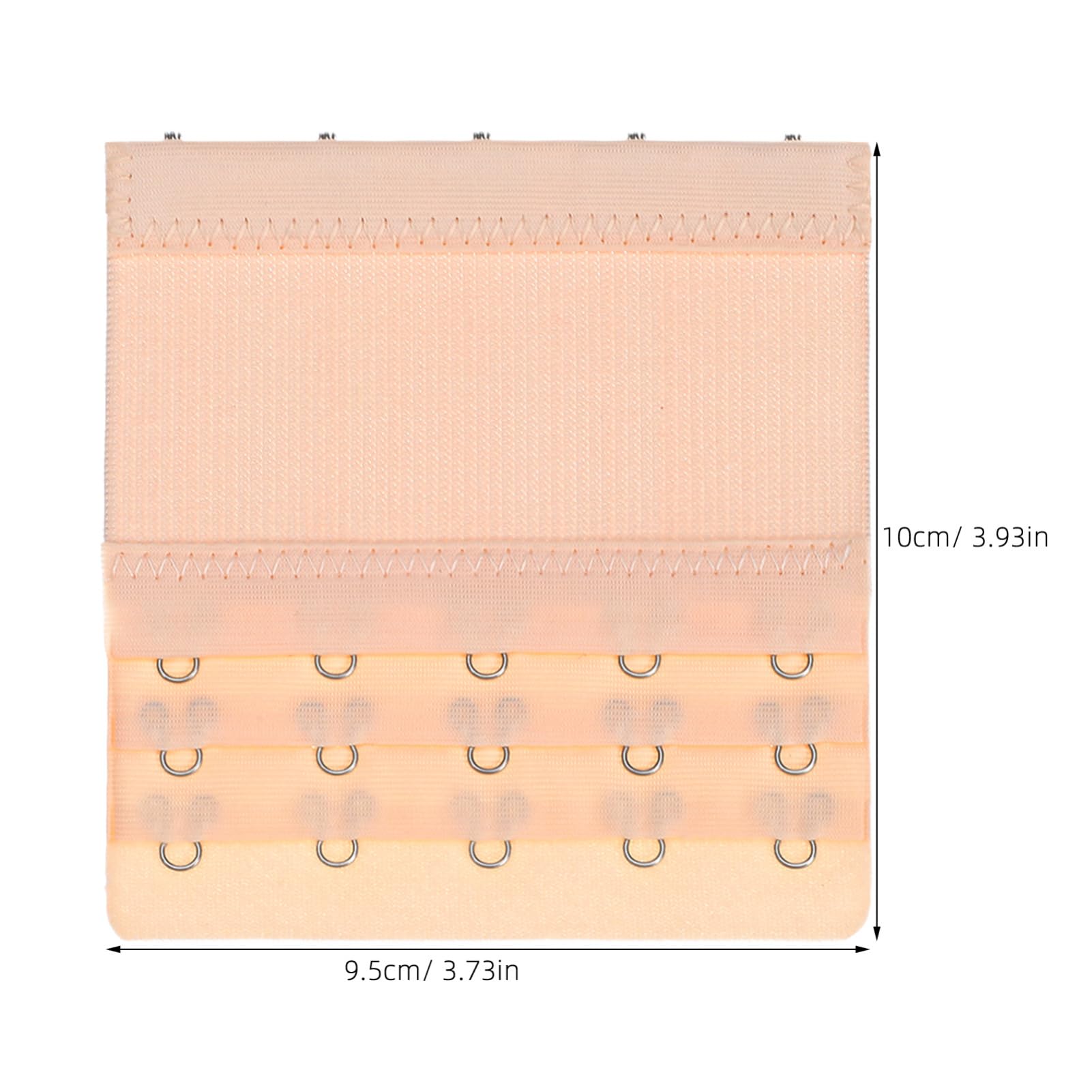 Didiseaon Djustable Bra Hooks 5 Pack Bra Back Buckles Stretchy Bra Extensions for Women Gentle on Skin Easy to Use Bra Parts Replacement Bra Back Hooks