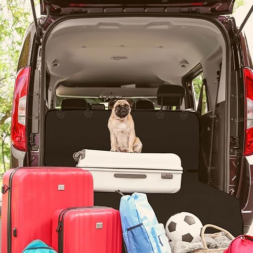 Miniatura 6 de Veckle Forro de carga, forro de carga para perro, funda de carga de mascotas de gran tamaño, impermeable, a prueba de arañazos, funda de asiento