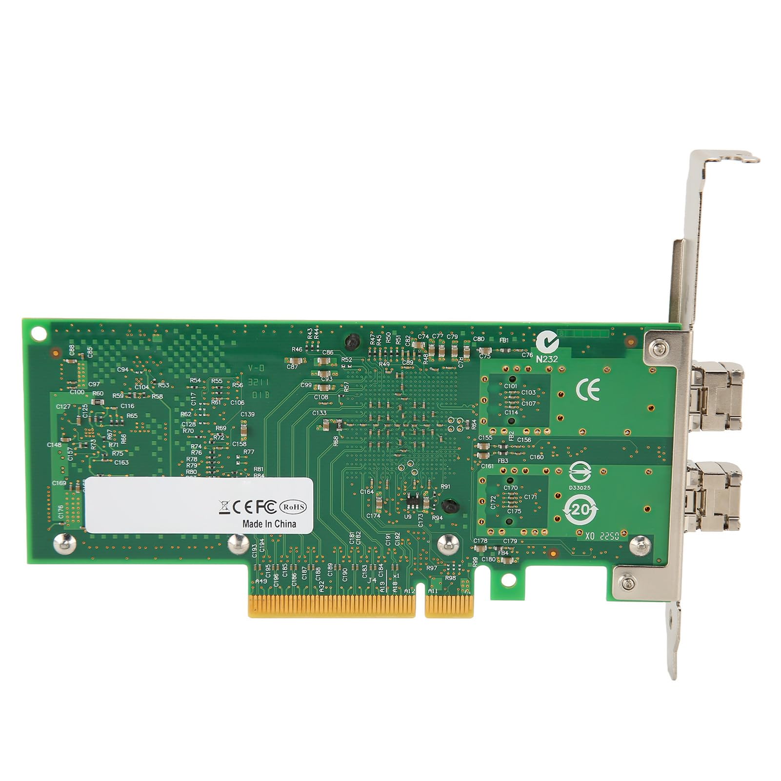 Scheda di Rete SFP PCIe X8 a Doppia Porta da 10 GB per Reti Ad