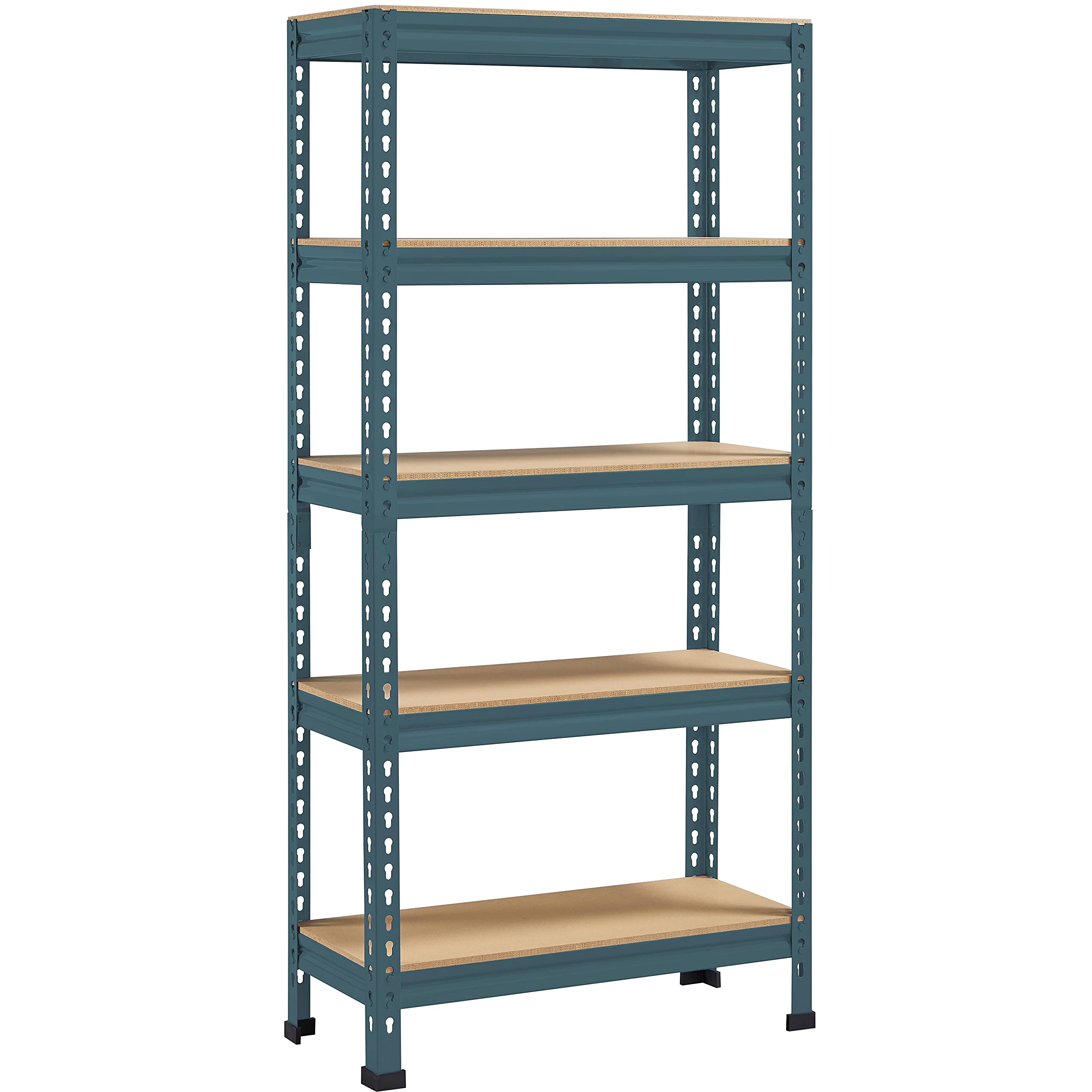 Buy Yaheetech 5Tier Metal Storage Shelves, Adjustable Shelves Heavy Duty Shelving Unit Multi