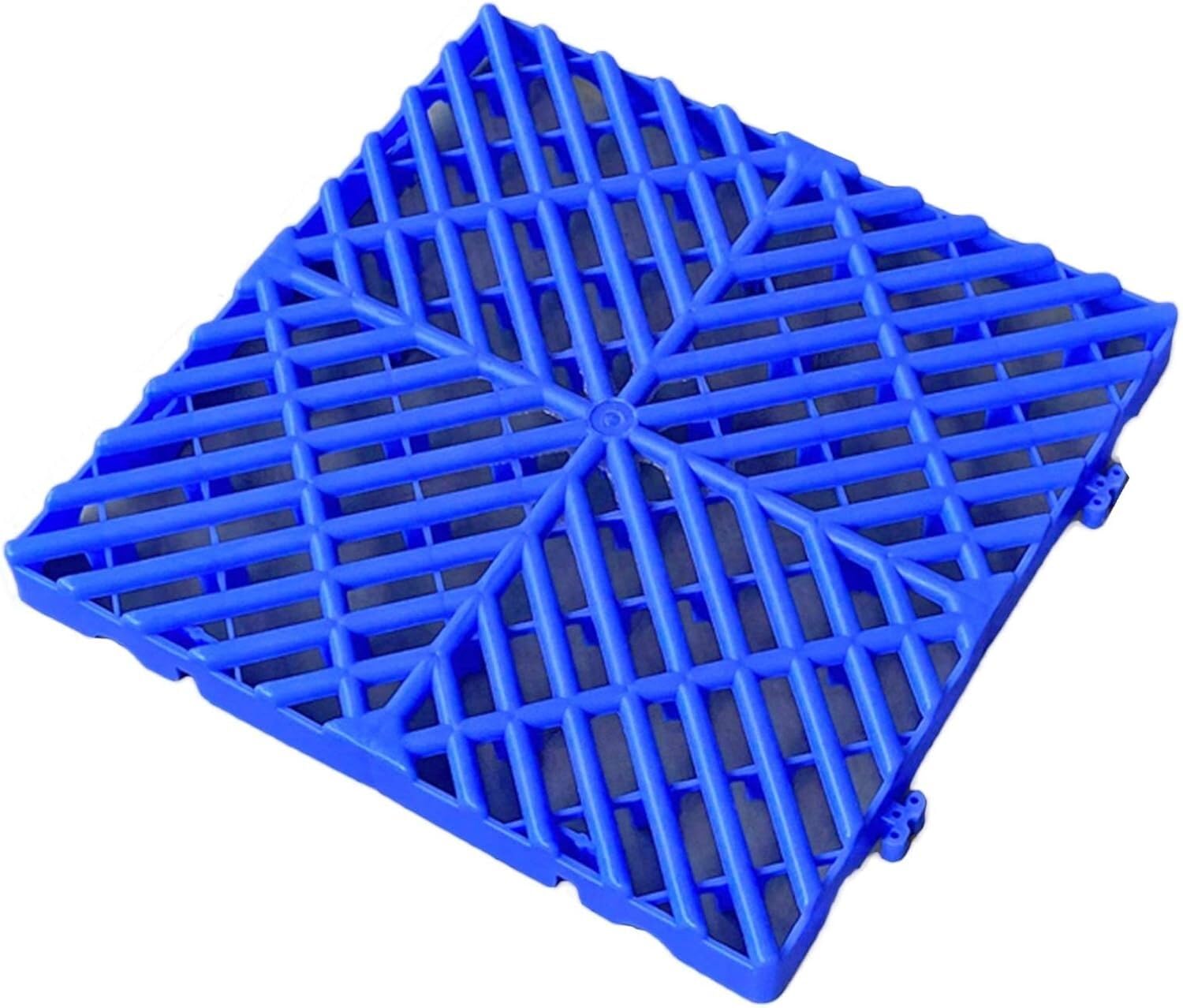 Panneaux de stockage en polyéthylène haute densité bleus pour palettes et colis