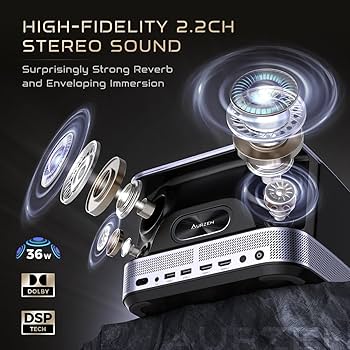 Aurzen プロジェクター 家庭用 BOOM3 Aurzen BOOM 3 Gold Smart Projector | 1080P Home Theater